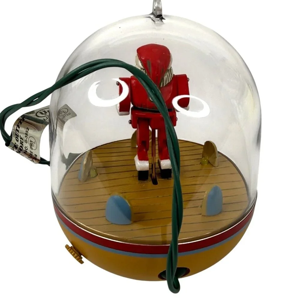 1994 Hallmark Keepsake Ornament Country Showtime Santa Magic With Light & Motion